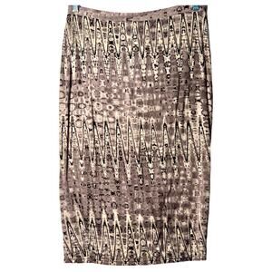 MattyM Skirt Womens Size L Purple Tie Dye Rayon Pull On Straight Spandex Rayon